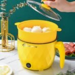 Multifunctional Non-stick Mini Electric Rice Cooker Hotpot Cooking Pot 1.5 L